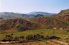 Veduta sulla campagne di Gangi